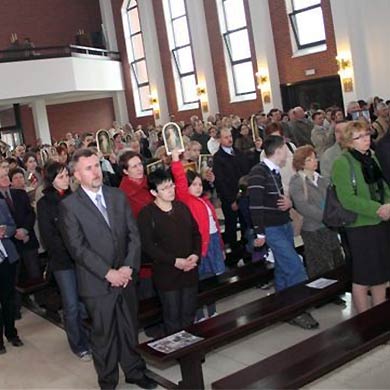 Msza św. na zakończenie nawiedzenia 2013 - Parafia Fatimska