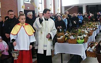 Święcenie pokarmów 2013 - Parafia Fatimska