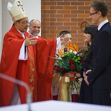 Wizytacja Ks. Biskupa - Bierzmowanie 2014 - Parafia Fatimska